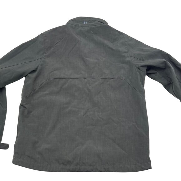 Black Diamond Men's Double Diamond Gray Jacket Medium Polyester Blend Full Zip - Picture 5 of 5